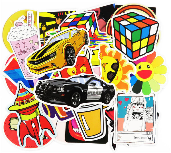 100 Pcs Mixed Stickers Batch # 2