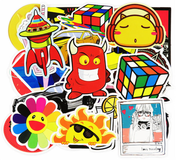 100 Pcs Mixed Stickers Batch # 2