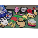 2016 new patches! 13 different size 3d handmade sequined iron on pateches for clothing iron-on transfers  20