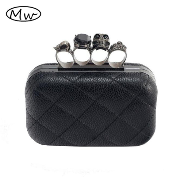 Skull-en Knuckles Clutch