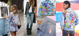 3 PCS Love lollipop Clothes Embroidered Iron on Patches for Clothing DIY Stripes Motif Appliques parches bordados 7*3.5 CM @I4