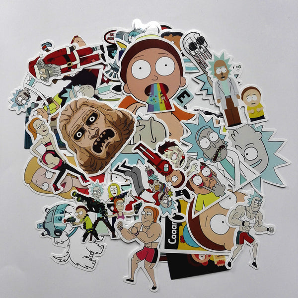 35 Pcs -  Rick and Morty Stickers