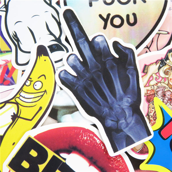 50 Pcs Mixed Stickers Batch # 4