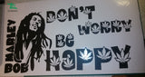 Bob Marley - 'Don't Worry Be Happy'  Vinyl Wall Sticker Decal