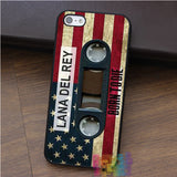 Lana del rey cassette fashion cell phone case for iphone 4 4s 5 5s 5c SE 6 6s 6 plus 6s plus 7 7 plus #AL94
