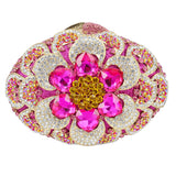 Jewel Encrusted Flower-gasm Clutch