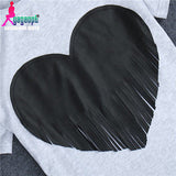 Heart Tassel T Bish