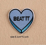 Love Small Patch Computer Embroidery Hand Sewing Ironing Sticker On Cloth Garment Hat Bag Accessories NO.927