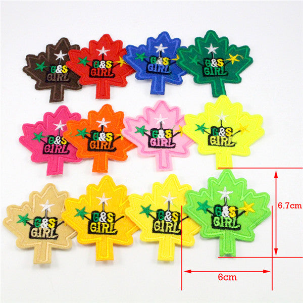 Lucia Craft Random mixed Assorted Iron-on or Sew-on Embroidered Patch Motif Applique Clothing accessories 082007182