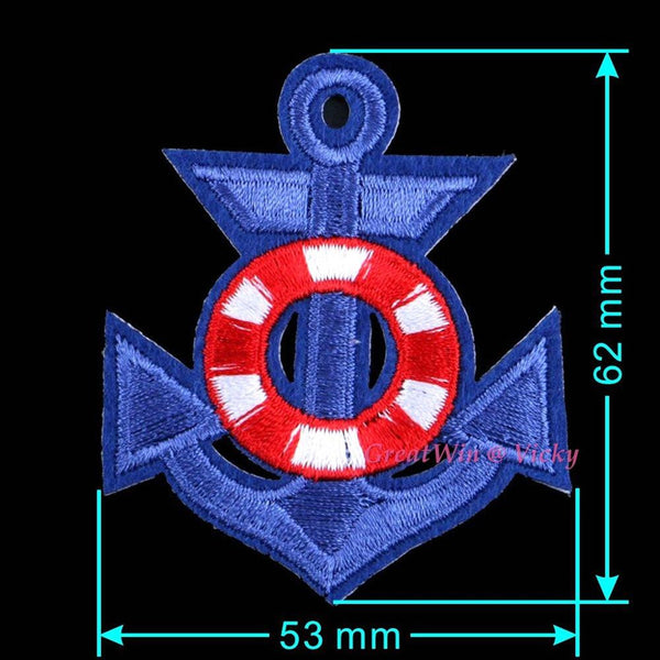 Sewing Clothes Gun Patch Iron On Embroidery Patches Hotfix Applique Motifs Sew On Garment Stickers Crown Bee Donut Bomb Cool New