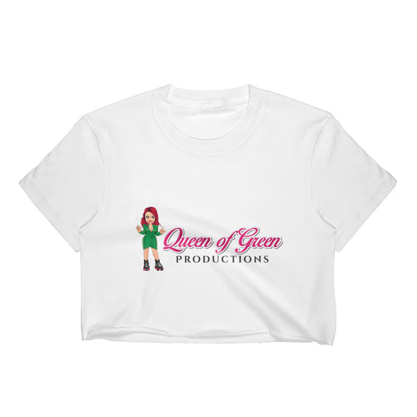 Women's Crop Top - Queen of Green Productions