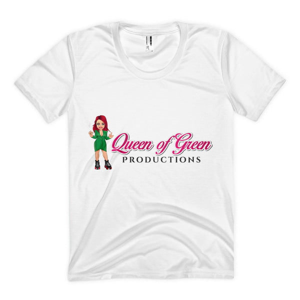 Women's Sublimation T-shirt - Queen of Green Productions