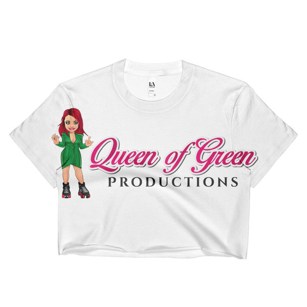 Ladies Crop Top - Queen of Green Productions