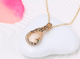 Crystal Peacock Jewellery Set